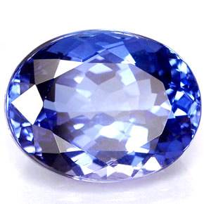 Tanzanita azul natural de 5,08 ct, corte óvalo, IF