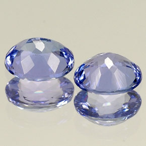 Gemas de tanzanita azul natural de  ct, corte óvalo, VVS-VS