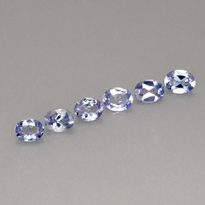 Gemas de tanzanita Azul violeta natural de  ct, Corte Óvalo, VS