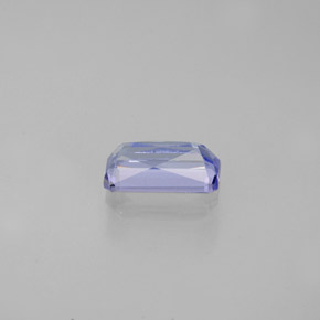 tanzanita Azul violeta natural de 0.74 ct, corte esmeralda, VVS