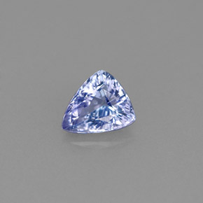 Tanzanita azul natural de 0,68 ct, trillón, VVS-VS