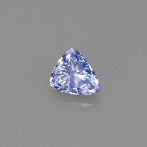 Tanzanita azul natural de 0,68 ct, trillón, VVS-VS