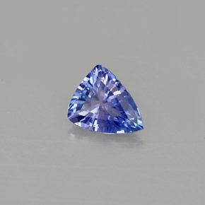 Tanzanita azul natural de 0,62 ct, trillón, VVS