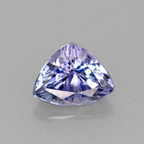 Tanzanita azul natural de 0,57 ct, trillón, VVS