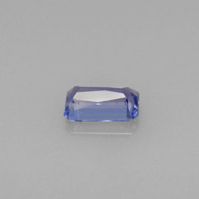tanzanita Azul violeta natural de 0.53 ct, corte esmeralda, SI