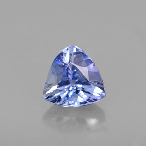 Tanzanita azul natural de 0,44 ct, trillón, VVS-VS