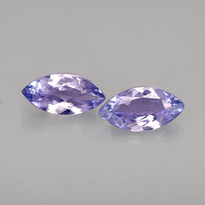 Gemas de tanzanita Azul violeta natural de  ct, Marquesa, VVS-VS