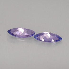 Gemas de tanzanita Azul violeta natural de  ct, Marquesa, VVS-VS