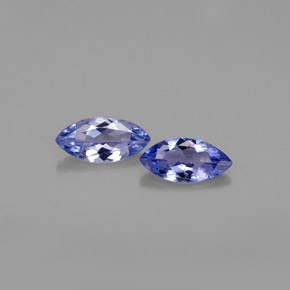 Gemas de tanzanita azul natural de  ct, marquesa, VVS-VS