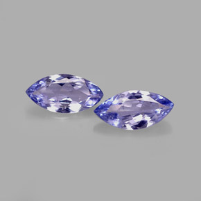 Gemas de tanzanita azul natural de  ct, marquesa, VVS