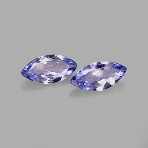 Gemas de tanzanita azul natural de  ct, marquesa, VVS