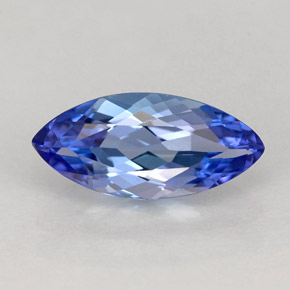 Tanzanita azul violeta natural de 1,19 ct, marquesa, VVS