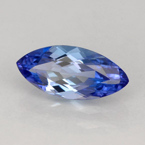 Tanzanita azul violeta natural de 1,19 ct, marquesa, VVS