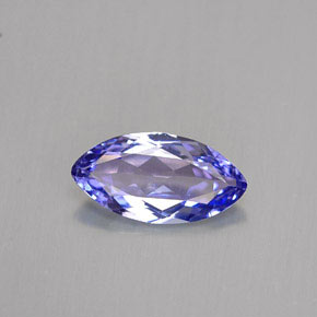 Tanzanita azul natural de 1,03 ct, marquesa, VVS