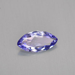 Tanzanita azul natural de 1,03 ct, marquesa, VVS