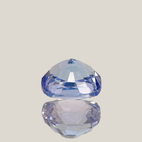Tanzanita azul natural de 0,80 ct, corte cojín, VVS