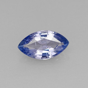 Tanzanita azul natural de 0,78 ct, marquesa, VS