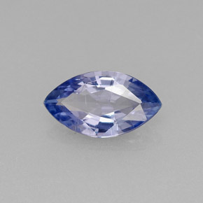 Tanzanita azul natural de 0,78 ct, marquesa, VS