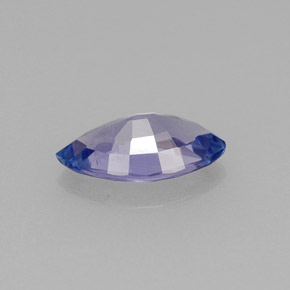 Tanzanita azul natural de 0,78 ct, marquesa, VS