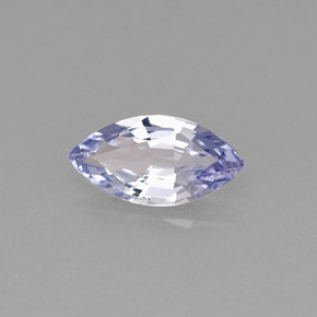Tanzanita violeta natural de 0,55 ct, marquesa, VVS