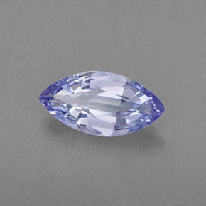 Tanzanita azul natural de 0,76 ct, marquesa, VS