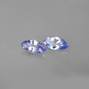 Gemas de tanzanita azul natural de  ct, marquesa, VVS-VS