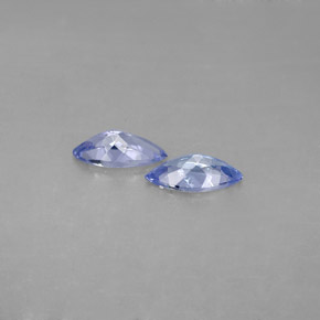 Gemas de tanzanita azul natural de  ct, marquesa, VVS-VS