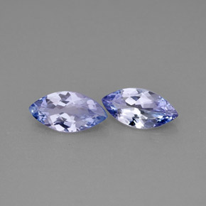 Gemas de tanzanita azul natural de  ct, marquesa, VVS-VS
