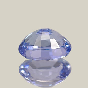 tanzanita Azul violeta natural de 0.92 ct, Corte Óvalo, VVS