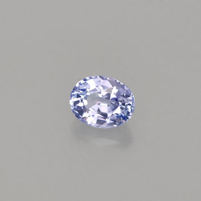 Tanzanita azul natural de 0,60 ct, corte óvalo, VVS