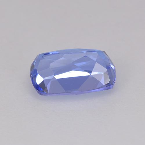 Tanzanita azul natural de 0,99 ct, corte cojín, VVS-VS