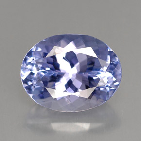 Tanzanita azul natural de 3,14 ct, corte óvalo, VVS-VS