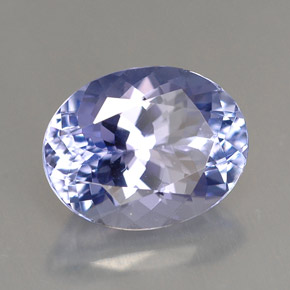 Tanzanita azul natural de 3,14 ct, corte óvalo, VVS-VS