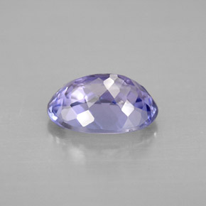 Tanzanita violeta natural de 2,46 ct, corte óvalo, VS