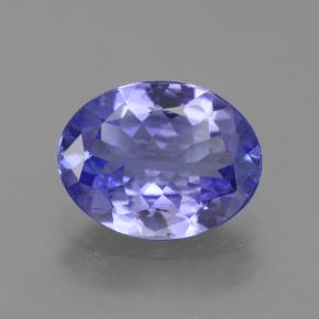 Tanzanita azul natural de 2,12 ct, corte óvalo, VVS-VS