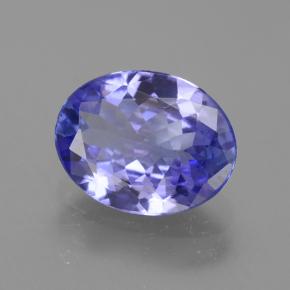 Tanzanita azul natural de 2,12 ct, corte óvalo, VVS-VS