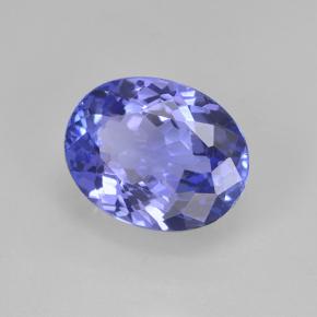tanzanita Azul violeta intenso natural de 2.23 ct, Corte Óvalo, VS