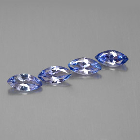 Gemas de tanzanita azul natural de  ct, marquesa, VVS-VS