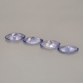 Gemas de tanzanita Azul violeta natural de  ct, Marquesa, VVS-VS