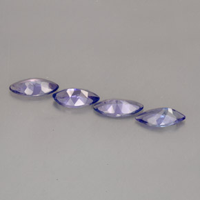 Gemas de tanzanita azul natural de  ct, marquesa, VVS-VS