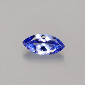 Tanzanita azul natural de 0,39 ct, marquesa, VVS-VS