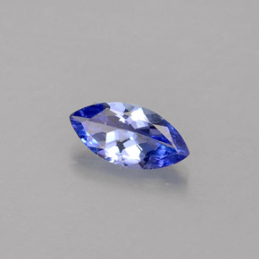 Tanzanita azul natural de 0,39 ct, marquesa, VVS-VS