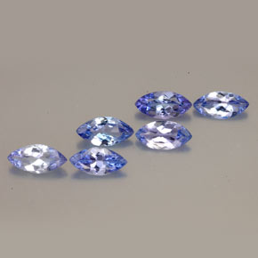 Gemas de tanzanita violeta natural de  ct, marquesa, VVS-VS