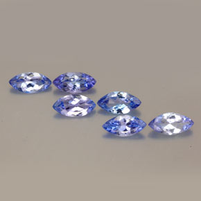 Gemas de tanzanita violeta natural de  ct, marquesa, VVS-VS