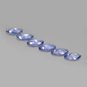 Gemas de tanzanita violeta natural de  ct, marquesa, VVS-VS