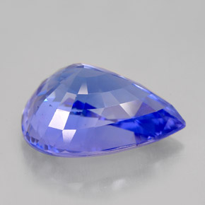Tanzanita azul natural de 11,73 ct, en forma de pera, VVS-VS
