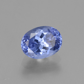 Tanzanita azul natural de 1,45 ct, corte óvalo, VS