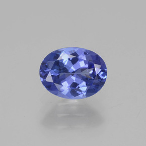 Tanzanita azul natural de 1,30 ct, corte óvalo, VS