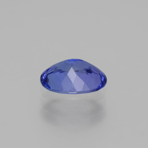 Tanzanita azul natural de 1,30 ct, corte óvalo, VS