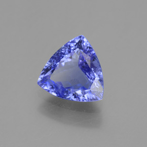 Tanzanita azul natural de 1,19 ct, trillón, VVS-VS